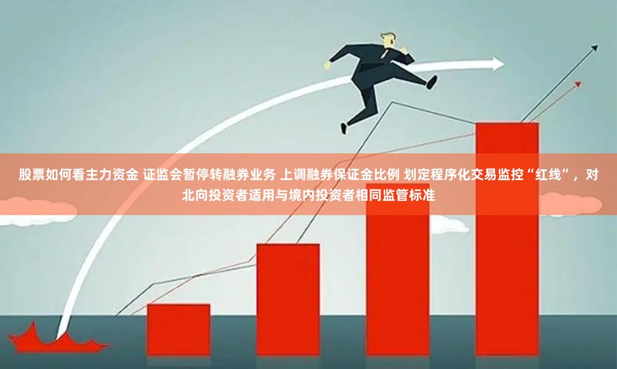 股票如何看主力资金 证监会暂停转融券业务 上调融券保证金比例 划定程序化交易监控“红线”，对北向投资者适用与境内投资者相同监管标准