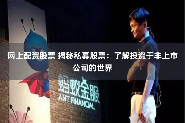 网上配资股票 揭秘私募股票：了解投资于非上市公司的世界